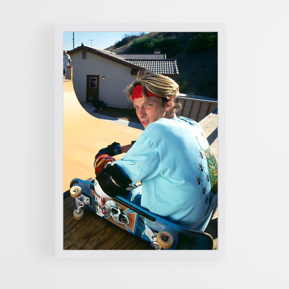 Poster Tony hawk – affiche Skateboard (vue 3)